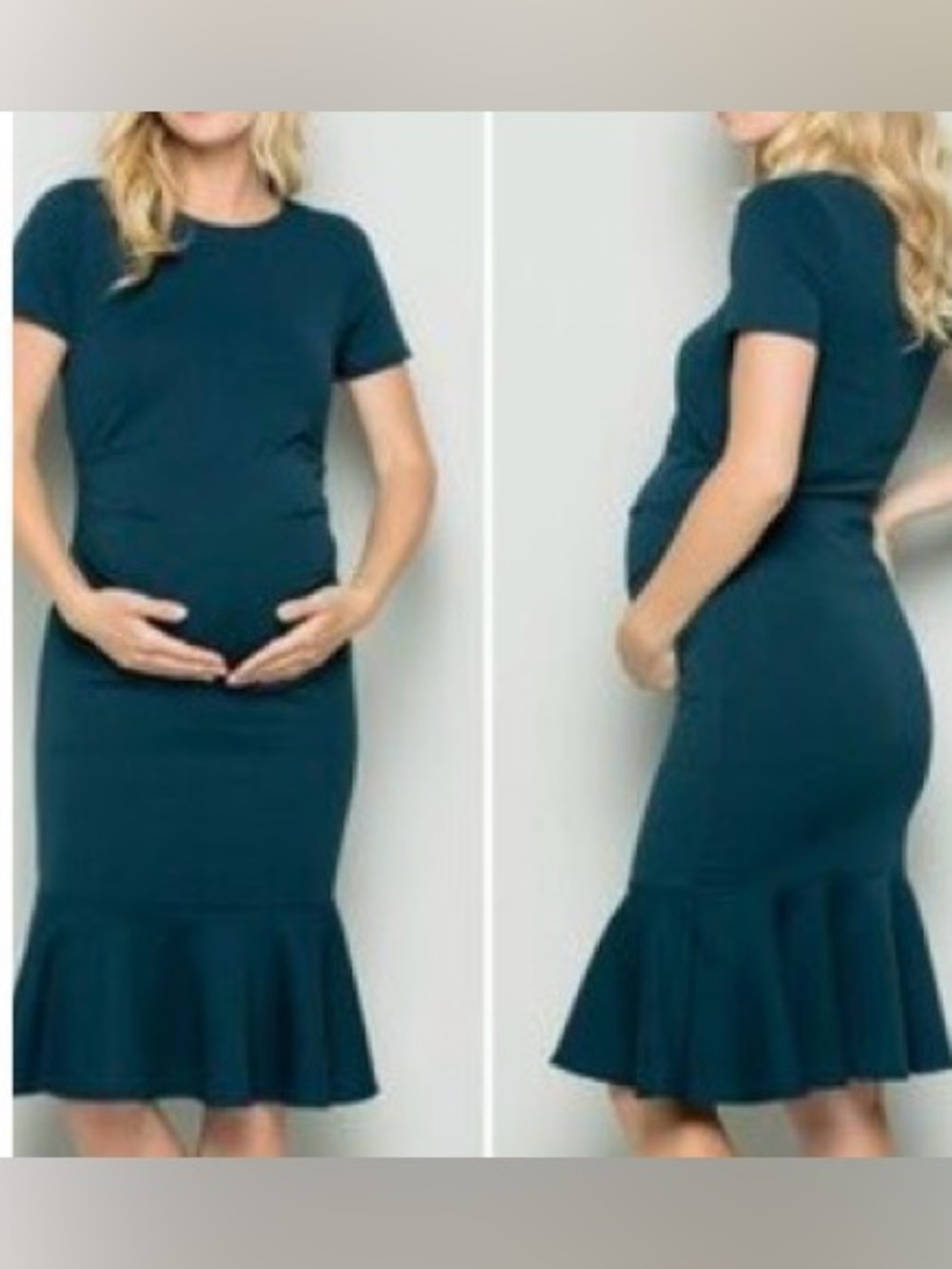 My Bump Maternity Midi Dress
- Short-Sleeve Stretch Fitted...size L
